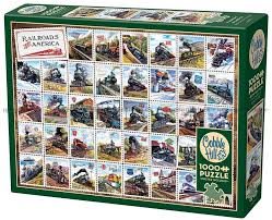 Pussel 1000 bitar "Railroads of America"