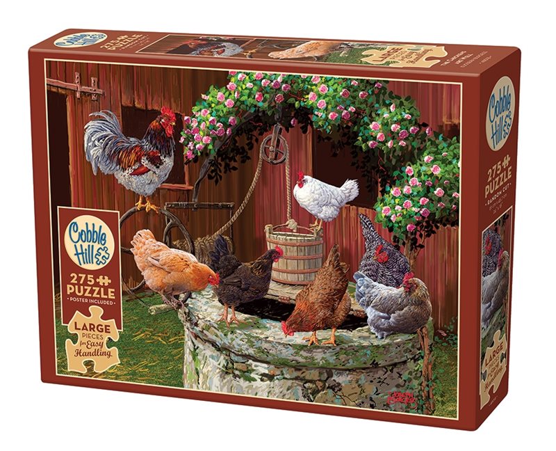 Pussel 275 bitar The Chickens are Well (stora bitar)