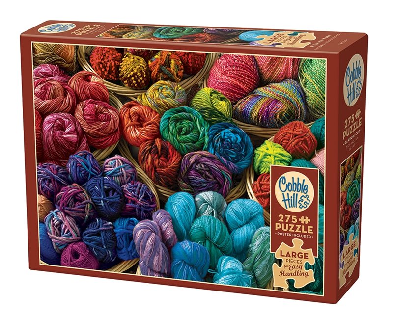 Pussel 275 bitar A Yen for Yarn (stora bitar)