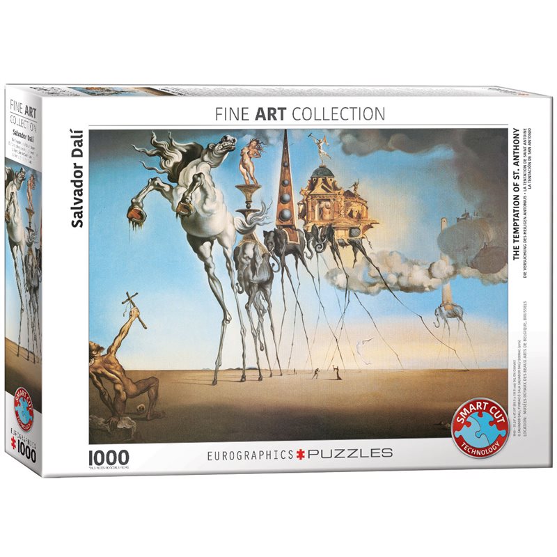 Pussel 1000 bitar - The Temptation of St Antony, Salvador Dalí
