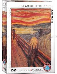 Pussel 1000 bitar "The Scream" - Edvard Much
