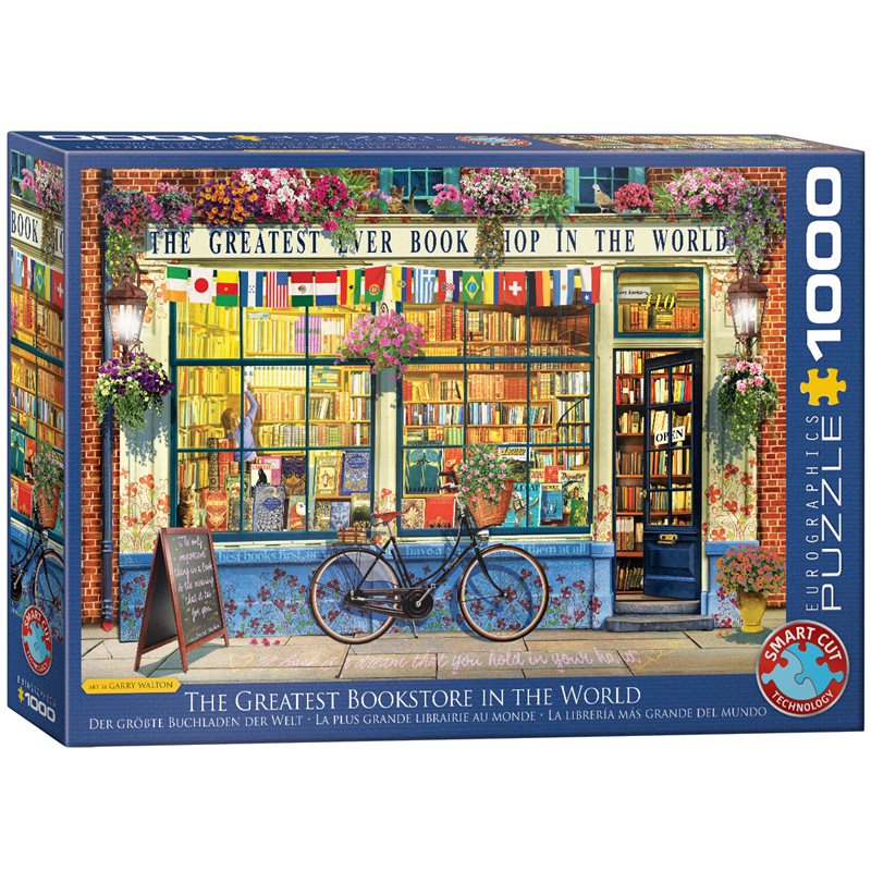 Pussel 1000 bitar World´s greatest Bookstore