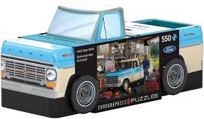  Pussel i plåtburk 550 bitar "Pickup Truck"