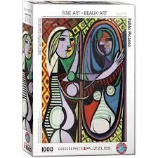 Pussel 1000 bitar "Girl Before a Mirror" - Pablo Picasso