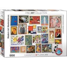 Pussel 1000 bitar Modern Art Masterpieces