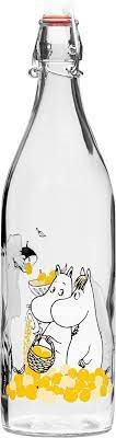 Glasflaska Mumin "Fruits" 1 liter