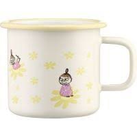 Emaljmugg Lilla My "Blommor" 37 cl
