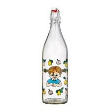 Galsflaska 1 liter Pippi Långstrump "Fruits"