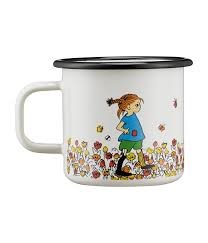Emaljmugg Pippi Långstrump "Be More" 37 cl