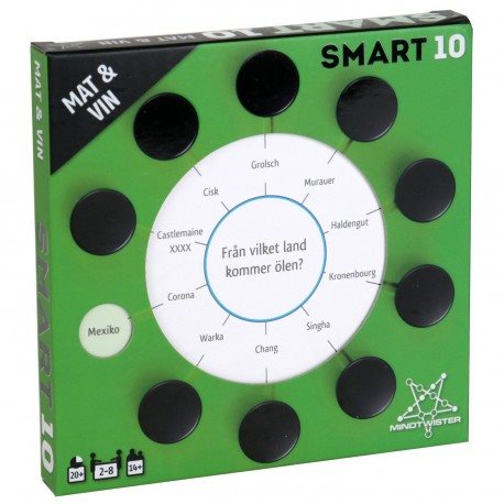 Smart10 frågekort - Mat & Vin