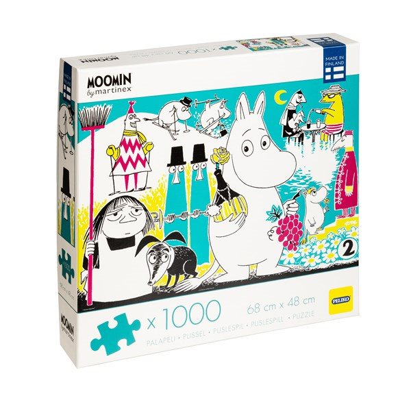 Pussel 1000 bitar "Mumin Comicbook Cover 2"