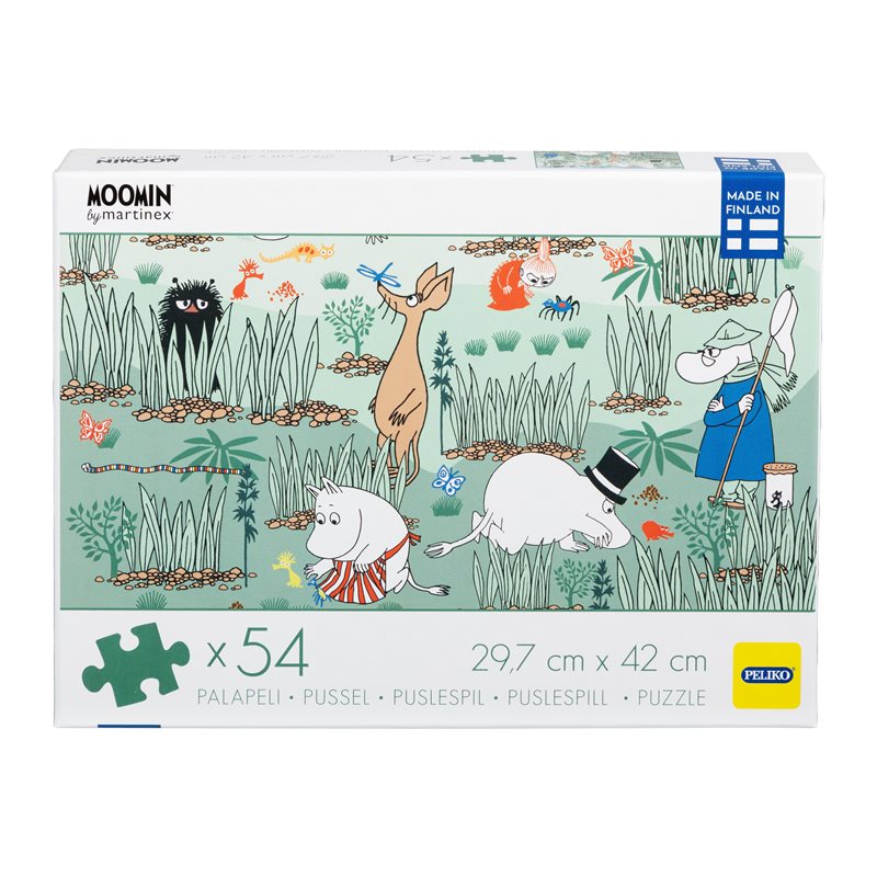 Pussel 54 bitar Mumin Krypjakt