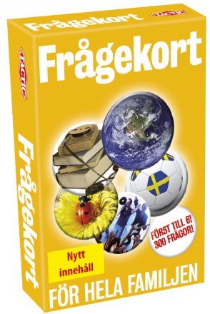 Frågekort i Kortspelsask – För Hela Familjen