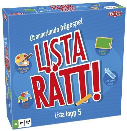 Lista Rätt - Ett annorlunda frågespel