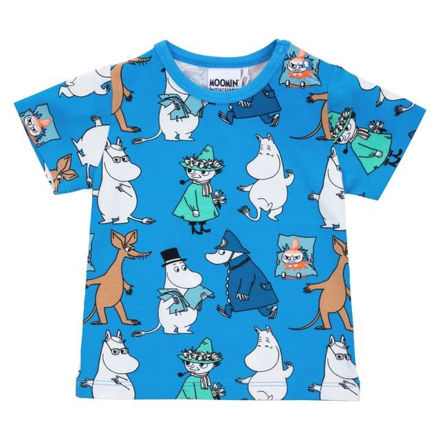 T-shirt Pojkgäng Blå stl 86