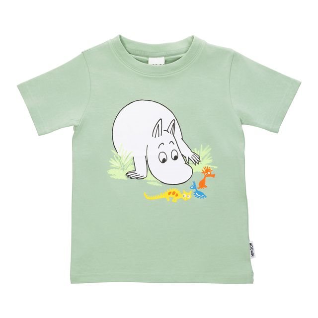 T-shirt Mumintrollet Ljusgrön stl 98