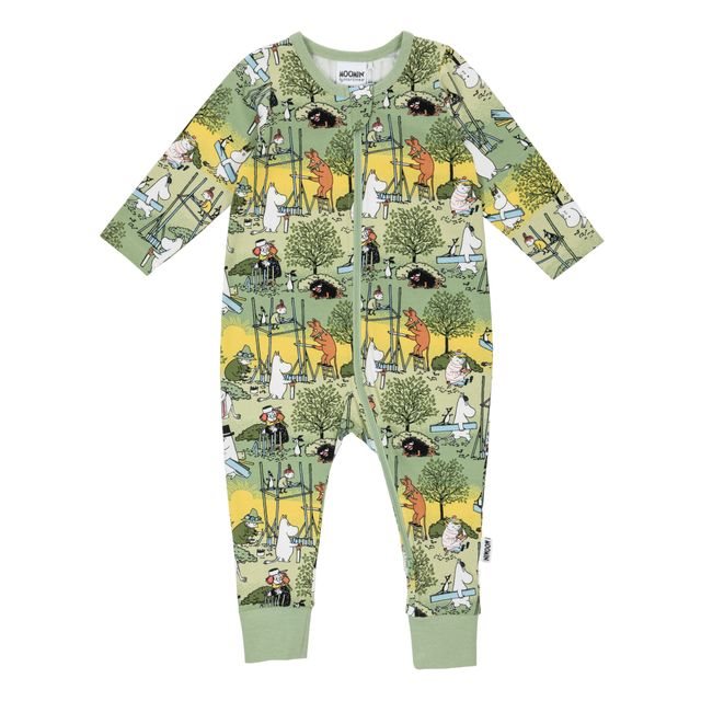 Pyjamas Flitig Grön stl 56