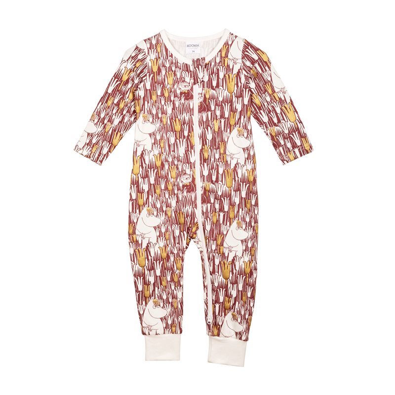 Pyjamas Guldlilja Burgundy stl 68