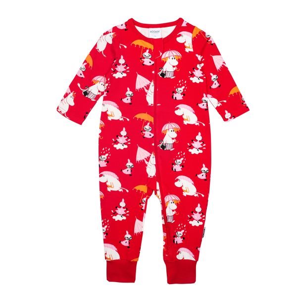 Pyjamas Regndag Röd stl 68