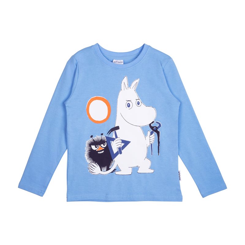 Tröja Mumin & Stinky Blå stl 104