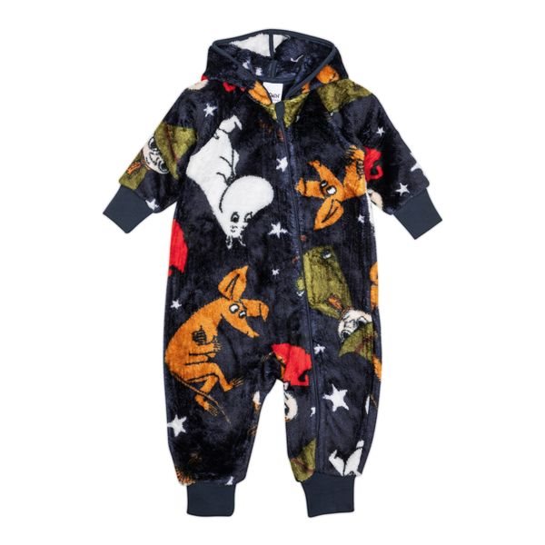 Overall Glimmer Mörkblå fleece stl 86