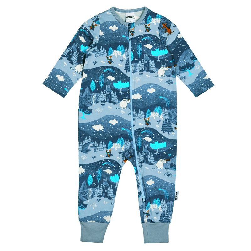 Pyjamas "Stjärnhimmel" Blå stl 86