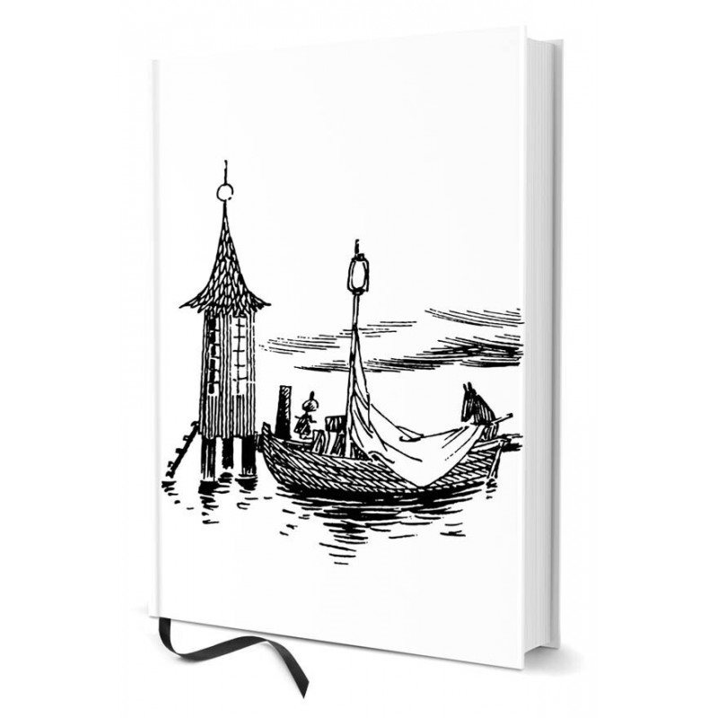 Anteckningsbok A5 Olinjerad Mumin "The Boat and the Bath House