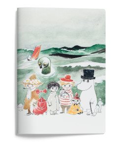 Anteckningshäfte A5 Mumin vid havet
