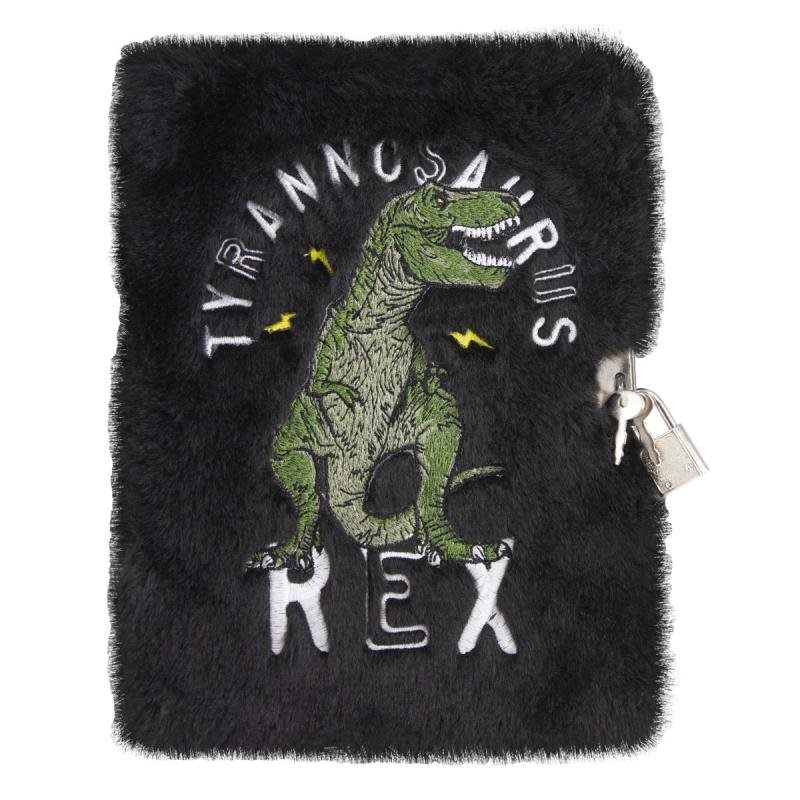 Dagbok med lås Tyrannosaurus Rex "fluffig"