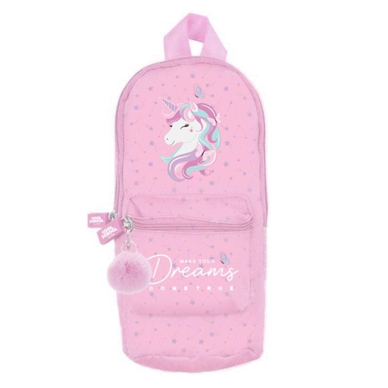 Pennfodral Ryggsäck Unicorn Rosa