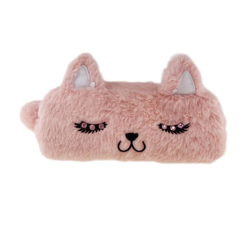Pennfodral Fluffy Katt Rosa