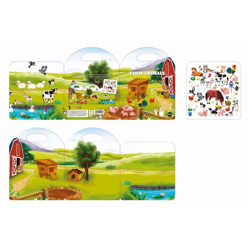 My Stickers Book Farm Animals