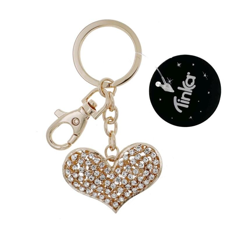 Nyckelring BagCharm Stort hj�rta | Tinka Keyring