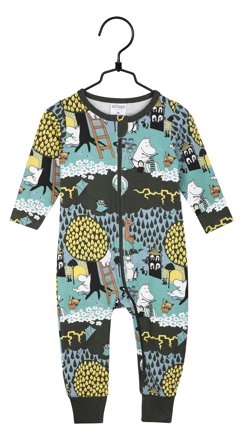 Mumin September Pyjamas Grön