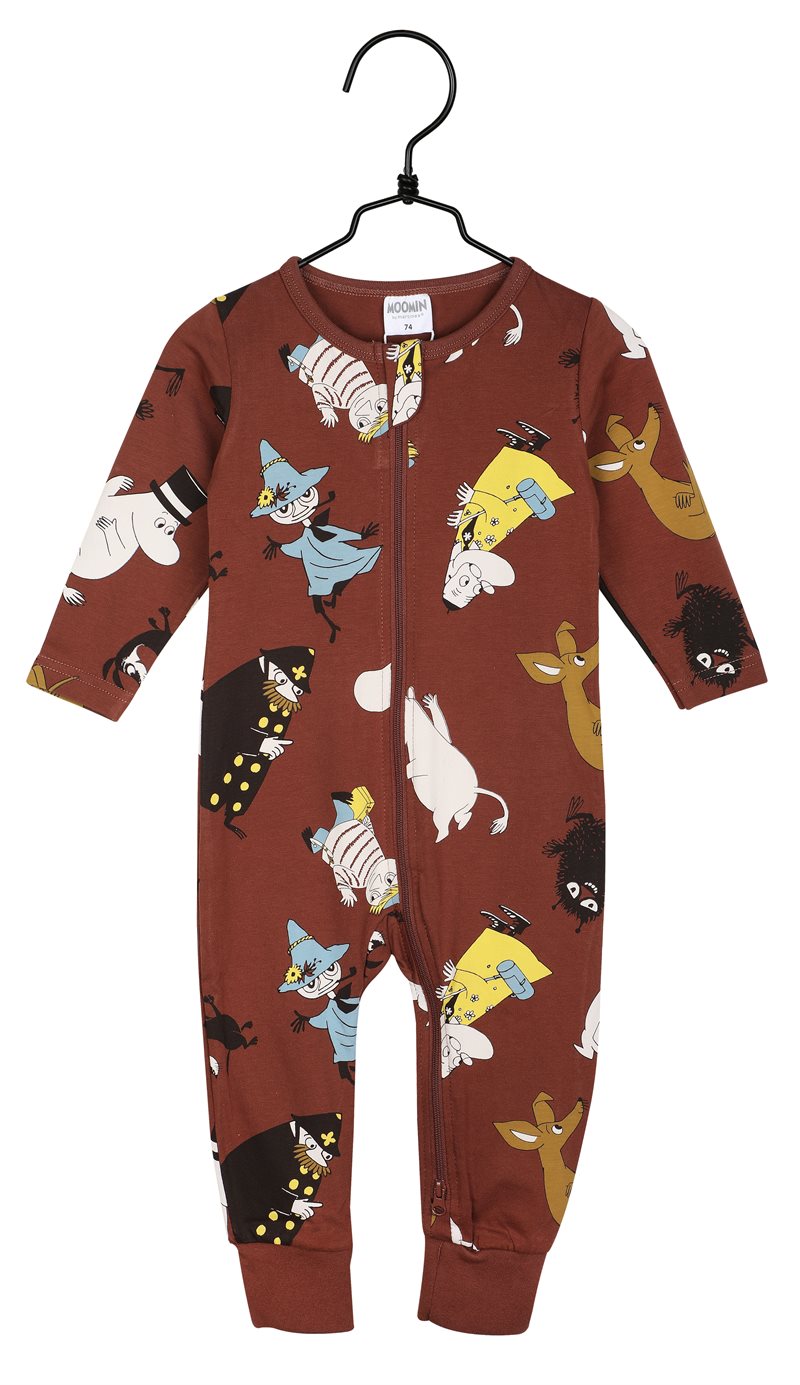 Mumin Runtom Pyjamas Burgundy