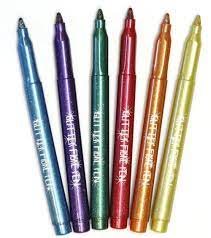 Fiberpennor Glitter 6/FP