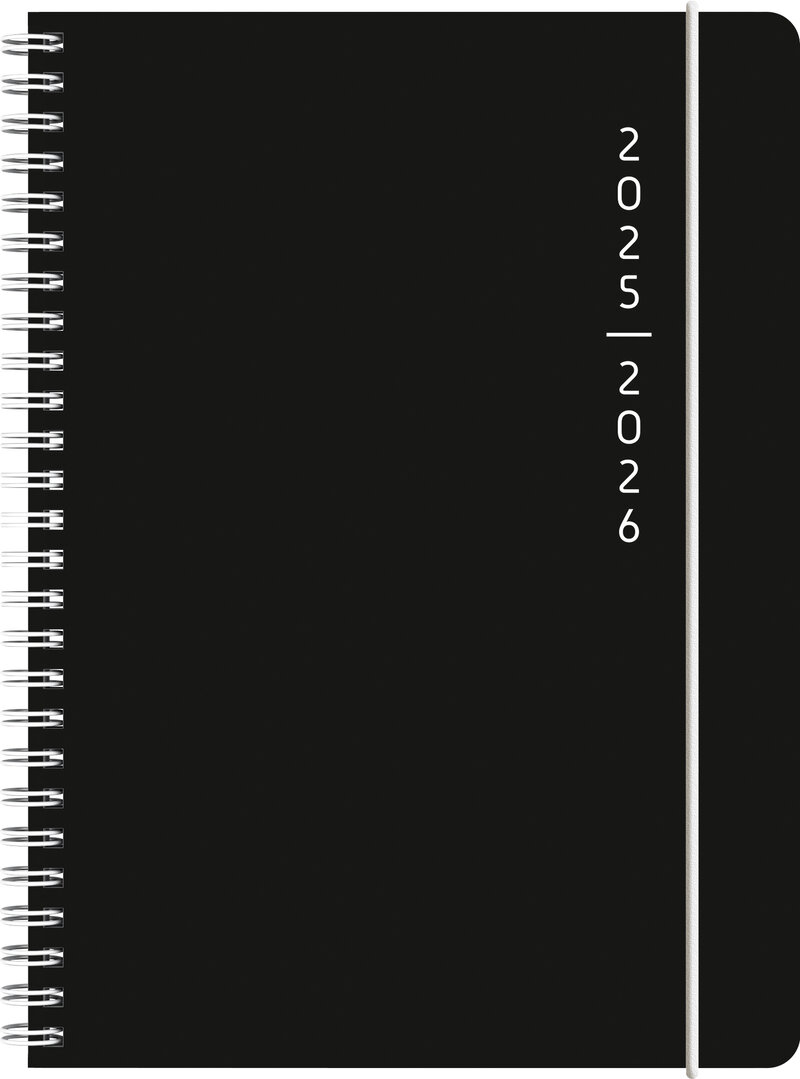 Kalender A5 Black FSC Almanacksförlaget