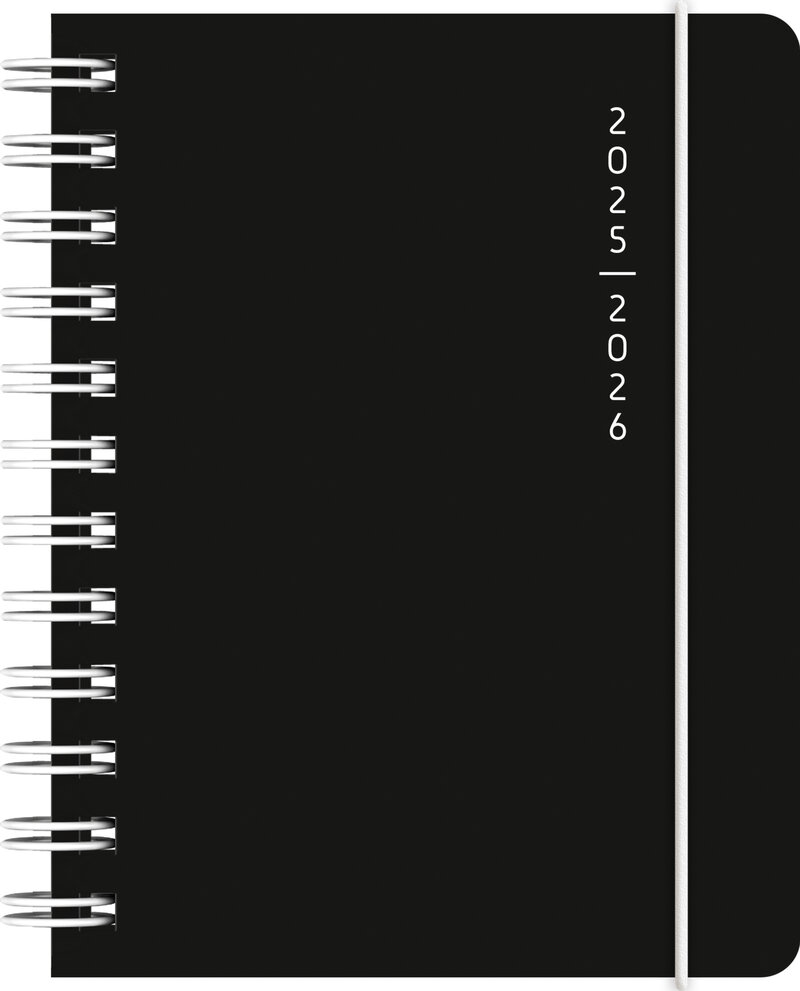 Kalender A6 Black FSC Almanacksförlaget