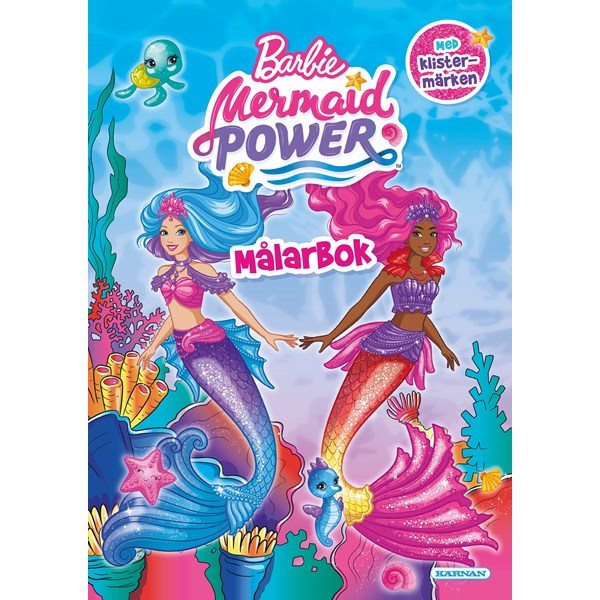 Målarbok - Barbie Mermaid Power