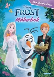Målarbok med klistermärken Disney Frost