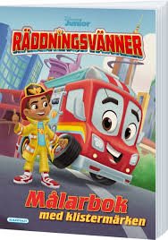 Målarbok med klistermärken Disney Räddningsvänner
