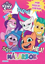 Målarbok med klistermärken My Little Pony
