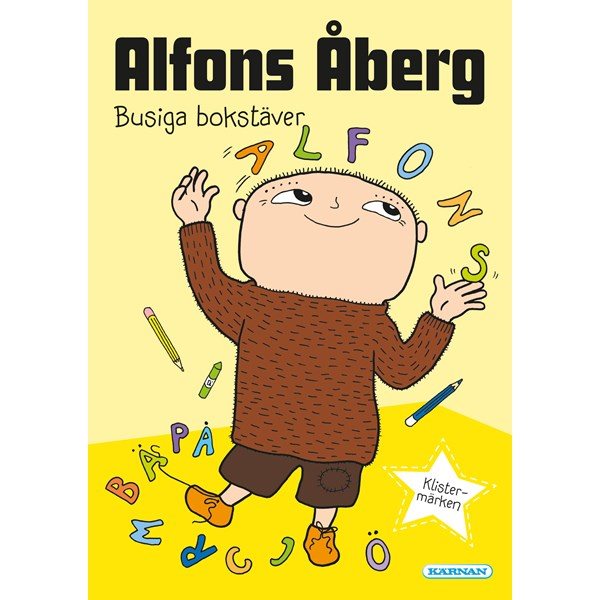 Pysselbok - Alfons Åberg busiga bokstäver