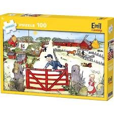 Pussel 100 bitar Emil i Lönneberga