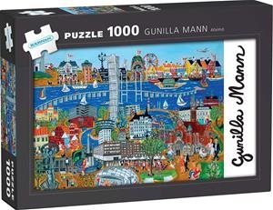 Pussel 1000 bitar Gunilla Mann - Malmö