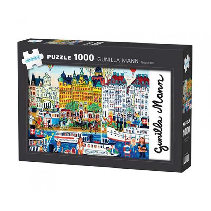 Pussel 1000 bitar Gunilla Mann - Stockholm