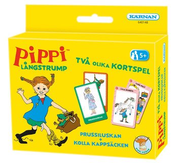 Kortspel Pippi - Prussiluskan + Kolla Kappsäcken