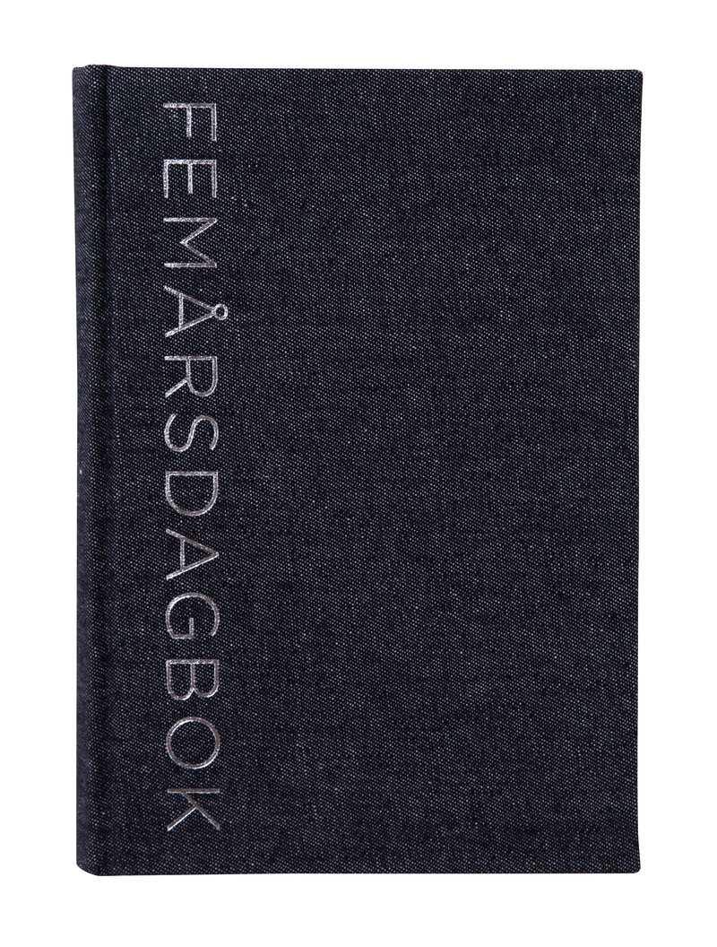 5 års dagbok med svensk design och förnämligt bokbinderiarbete