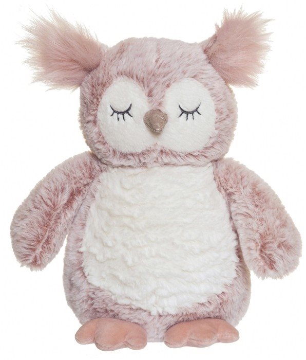 Mjukisdjur Ugglan Tove, 25 cm Rosa