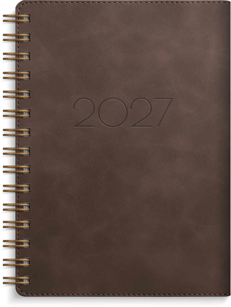 Kalender 2027 Leader Twist brun